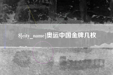 平湖奥运中国金牌几枚