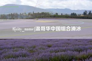 平湖温哥华中国组合滑冰