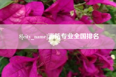 平湖消防专业全国排名