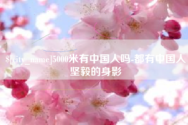 平湖5000米有中国人吗-都有中国人坚毅的身影