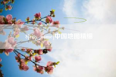 平湖中国地图精细