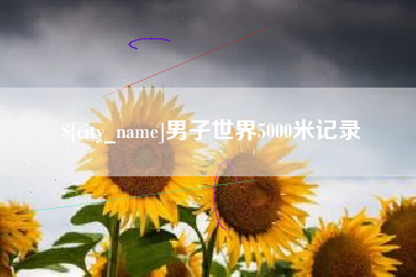 平湖男子世界5000米记录