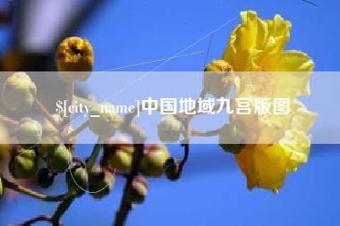 平湖中国地域九宫版图