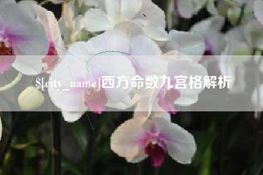 平湖西方命数九宫格解析