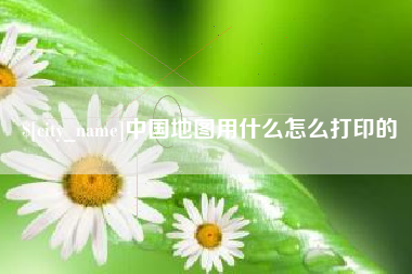 平湖中国地图用什么怎么打印的