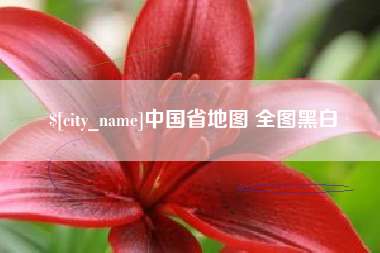 平湖中国省地图 全图黑白