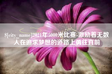 平湖2021年5000米比赛-激励着无数人在追求梦想的道路上勇往直前