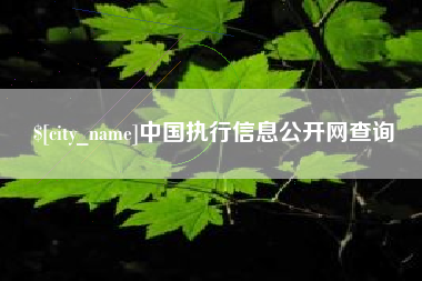平湖中国执行信息公开网查询
