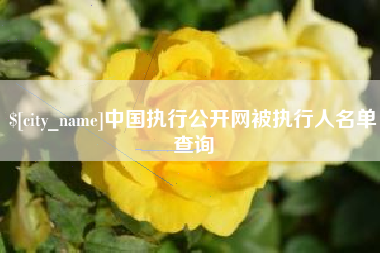 平湖中国执行公开网被执行人名单查询