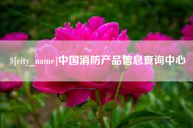 平湖中国消防产品信息查询中心
