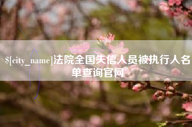 平湖法院全国失信人员被执行人名单查询官网