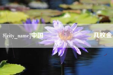 平湖中国🇨🇳几枚金牌