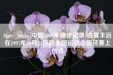 平湖中国5000米跑步记录-由夏丰远在1997年10月23日的全国运动会田径赛上创造