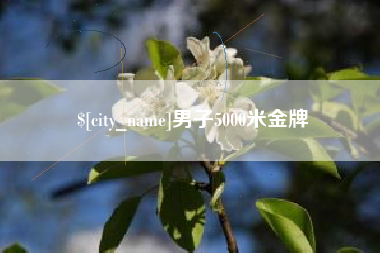 平湖男子5000米金牌