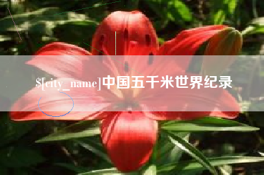 平湖中国五千米世界纪录