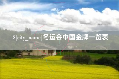 平湖冬运会中国金牌一览表