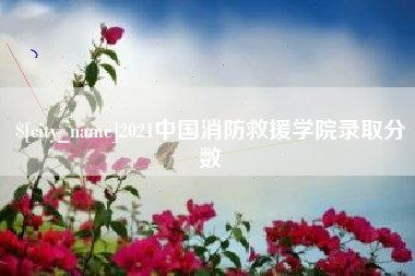 平湖2021中国消防救援学院录取分数