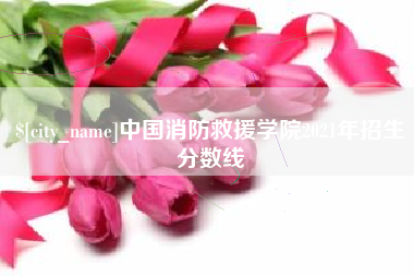 平湖中国消防救援学院2021年招生分数线